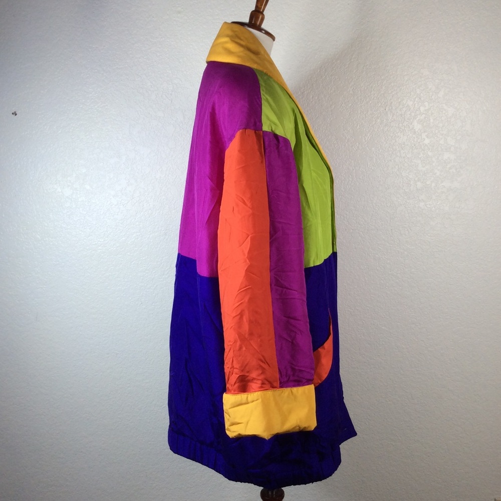 Vintage 90's Silk Puffer Jacket - Picture 7 of 15